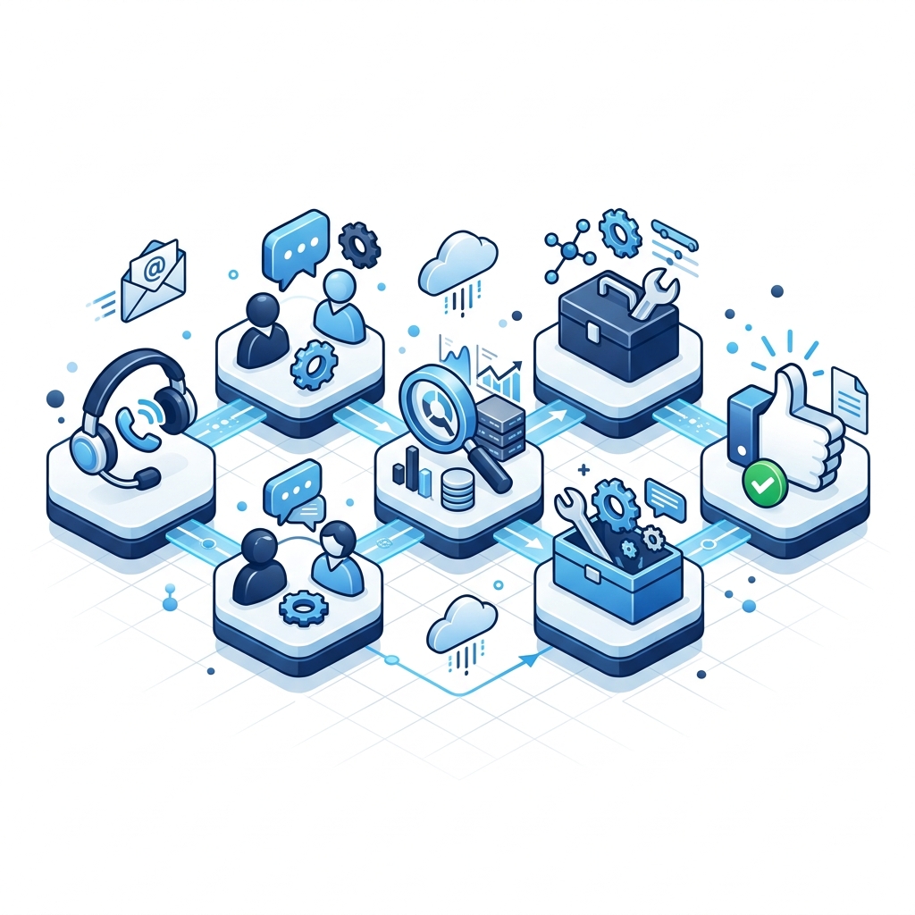 Microsoft 365 technical support process